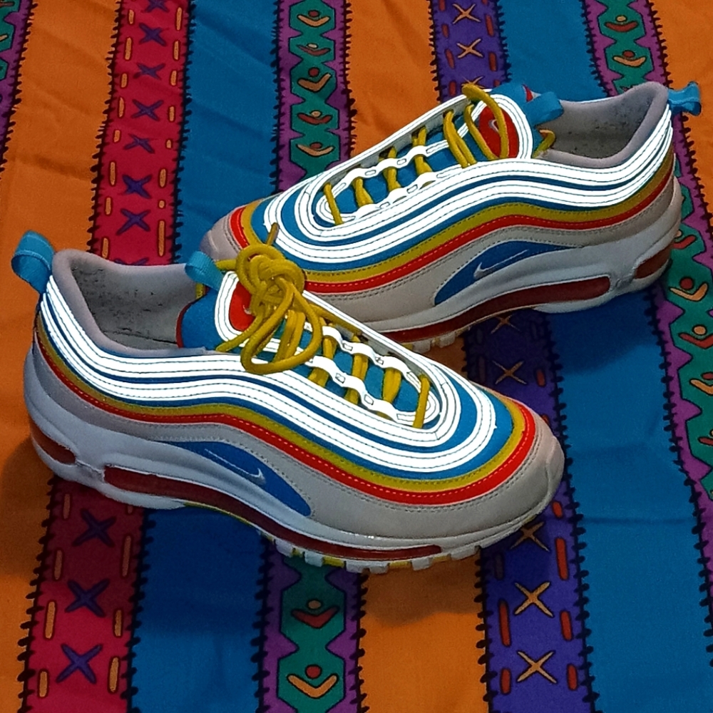 Nike Air Max 97 Summer Pack Reflective Rainbow Sneakers Shoes